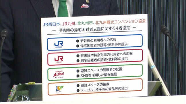 災害時の帰宅困難者 「北九州メッセ」「北九州国際会議場」などで受け入れ 福岡県北九州市が防災協定締結へ|TBS NEWS DIG