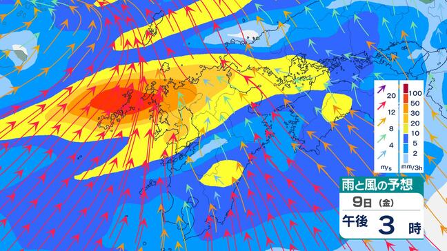 【大雨情報】警報級大雨のおそれ　時間雨量60ミリ予想も　福岡・佐賀・長崎・大分・熊本・宮崎・鹿児島　雨のピークは？|TBS NEWS DIG