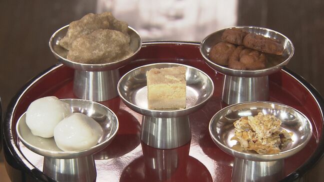 3月31日は菅原道真公の命日　道真公は何を食べていた？　平安時代の料理を再現　古代食奉納　山口・防府天満宮　|TBS NEWS DIG