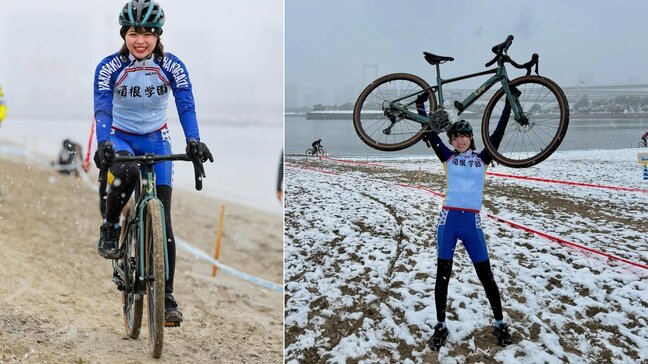 【 SKE48・荒野姫楓 】自転車レースは〝大雪〟〝難路〟「私はそういう星のもと」笑顔で不整地攻略 フォロワー共感「楽しいのが伝わる」|TBS NEWS DIG