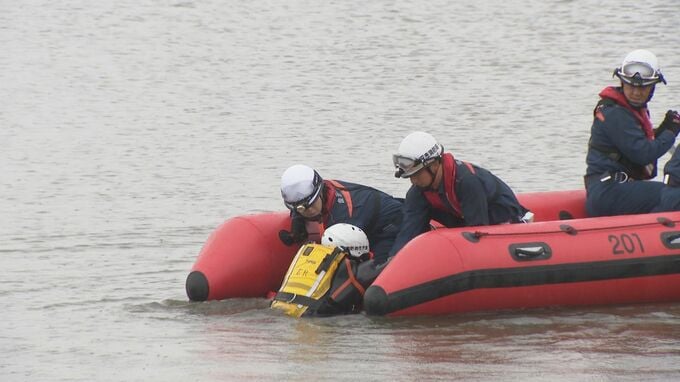 豪雨教訓に水害対応合同訓練 石川県金沢市駅西消防と内灘町消防が連携　|　石川県のニュース｜MRO北陸放送