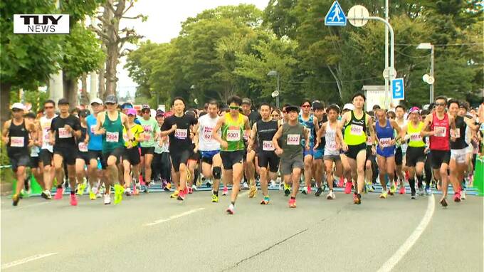 山形市の名所を駆け抜ける！山形まるごとマラソン2025 国内外から集ったランナーが快走|TBS NEWS DIG