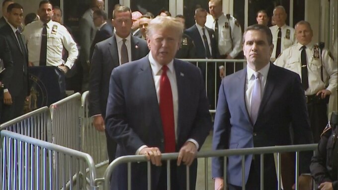 不倫口止めをめぐるトランプ氏の裁判は3月25日に初公判　トランプ氏は「選挙妨害」と反発