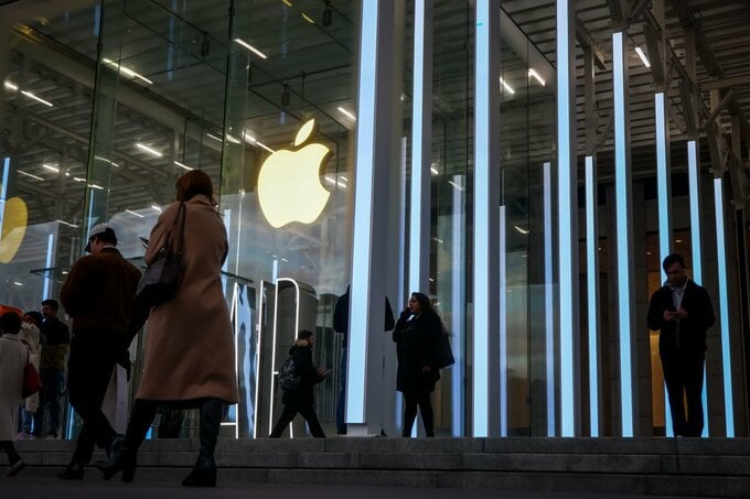 AI銘柄売りに耐えるアップル株－リスク回避の環境下で再評価