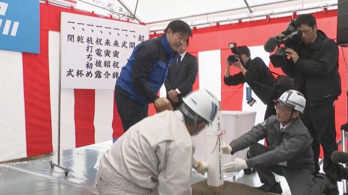 馳知事「金沢城復元整備の集大成」二の丸御殿 整備工事起工式　|　石川県のニュース｜MRO北陸放送