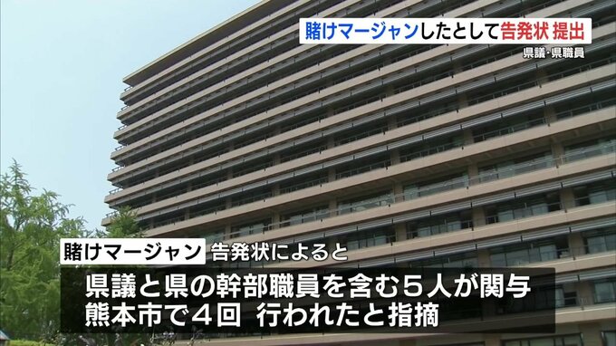 県議・県職員が賭けマージャンしたとして　告発状提出　|　熊本のニュース｜RKK NEWS｜RKK熊本放送