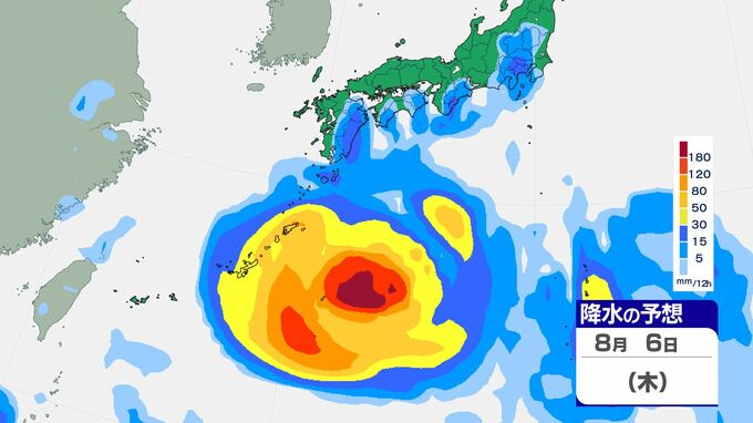 【台風情報】猛烈な台風13号（ドルフィン）西北西に進む…このあと最大瞬間風速85m/s・中心気圧905hPaまで発達予想　あす南鳥島近海へ…九州への影響は？　進路予想・今後の雨風シミュレーション【気象庁31日9時45分発表】|TBS NEWS DIG