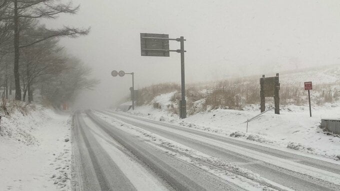 【交通情報】国道10号・国道210号　大雪に伴い一部区間で通行止め　大分【規制開始】　|　大分のニュース｜OBS NEWS｜大分放送