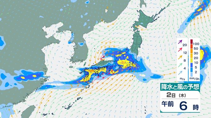 【気象庁】九州北部に「線状降水帯半日前予測」大分・熊本で大雨災害発生の危険度が急激に高まる可能性【今後の雨風シミュレーション】|TBS NEWS DIG