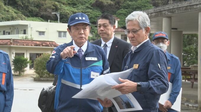 大雨被害受けて懸命の復旧つづく国頭村比地　伊東沖縄担当大臣は視察で何を語った？|TBS NEWS DIG