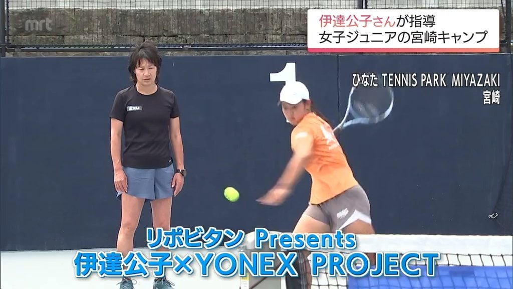 全豪OPテニス本　伊達公子選手など5名の直筆サインボール グランドスラムを目指せる人間力とテニス力を」 伊達公子さんが指導