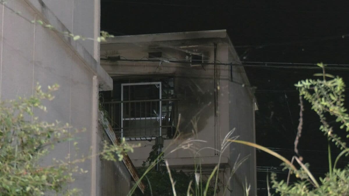 豊田市の市営住宅で火事 男性1人が死亡 住人の男性と連絡がとれず