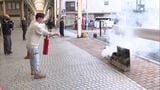 「消防への通知と同時に思いっきり笛を吹く」 旦過市場の2度の大火を受け商店街で消防訓練 サポ笛を使って火災発生を伝達 | 福岡のニュース|RKB NEWS|RKB毎日放送