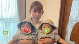 【 中川翔子 】　双子育児の〝リアルなハプニング〟に奮闘　「朝からお風呂にはいる大事件」も　「大変だけど本当かわいい、双子で良かった！」|TBS NEWS DIG