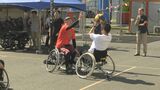 車いすバスケやボッチャなど 家族でパラスポーツを体験 選手から教わり理解深める 愛知・豊川市|TBS NEWS DIG