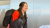 世界女王・北口榛花が帰国 パリ五輪にむけ始動「合宿中はやりたいことをしっかりやれたかな」|TBS NEWS DIG