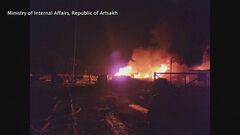 アゼルバイジャンとアルメニアとの係争地ナゴルノカラバフのガソリンスタンドで爆発　68人死亡| TBS CROSS DIG with Bloomberg