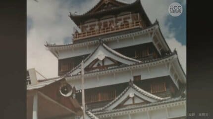 広島城はつまようじで手作りされました。 広島城はつまようじで手作りされました。