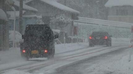 積雪歓迎　 岡山県北で積雪が観測 真庭市の上長田で25cm 新見市千屋で3cm 県北では
