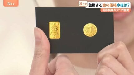 金の価格 最高値更新 ついに1万9000円台突入、観光の目玉 250キロの