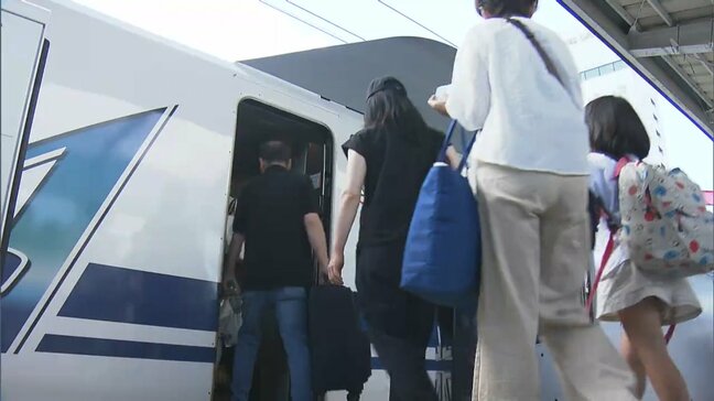JRはUターンラッシュがピークに　台風による運休の影響で帰りの予定を変更した人も【岡山】|TBS NEWS DIG