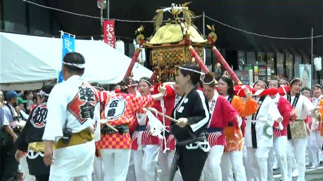 商売繁盛願う「おぎおんさぁ」　名物「稚児上げ」など盛り上がる　鹿児島|TBS NEWS DIG