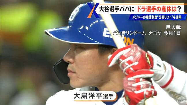 大谷翔平選手が活用したメジャーリーグの｢産休制度｣　ドラゴンズ選手に聞いてみた 制度づくりに前向きな声も |TBS NEWS DIG