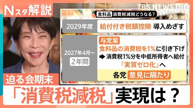 議論進まぬ消費税減税…総理「8月頭でも間に合う」 17日に会期末 積み残した重要法案どうなる？【Nスタ解説】|TBS NEWS DIG
