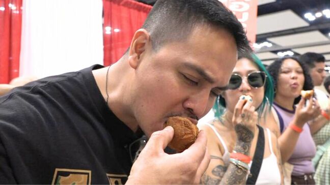 ハワイでサータアンダギーなど沖縄の特産品並ぶ 移民125周年でオキナワンフェスティバル|TBS NEWS DIG