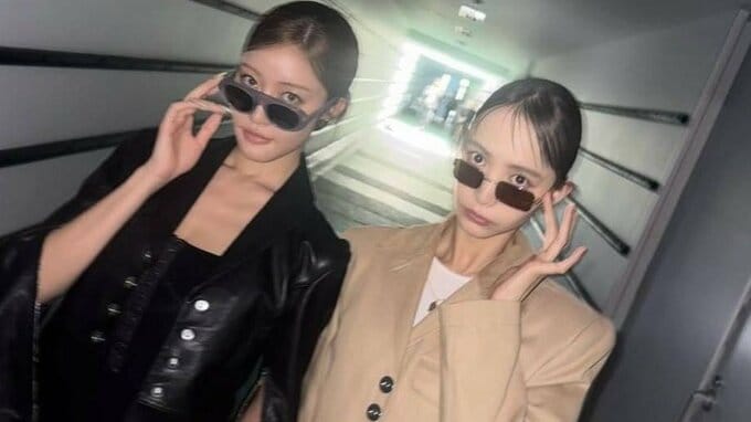 【 王林 】井桁弘恵とクール大人2ショット「映画はじまりそうになった」　デニムも披露〝雰囲気のちがう2人の王林〟|TBS NEWS DIG