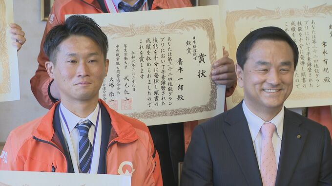 技能グランプリ　造園競技で山口市の坂本さんが金賞受賞「自分の力を証明したかった」　|　山口のニュース・天気・防災｜tys NEWS｜ｔｙｓテレビ山口