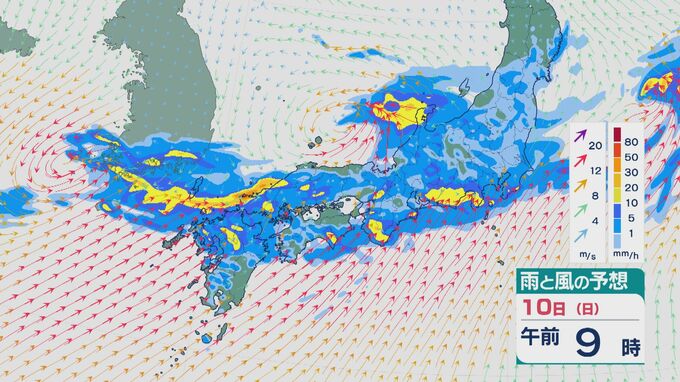 【大雨情報】“秋雨前線”の北上で3連休は九州から東北で大雨に 24時間予想雨量は九州北部や四国で300ミリのところも 雨と風シミュレーション|TBS NEWS DIG