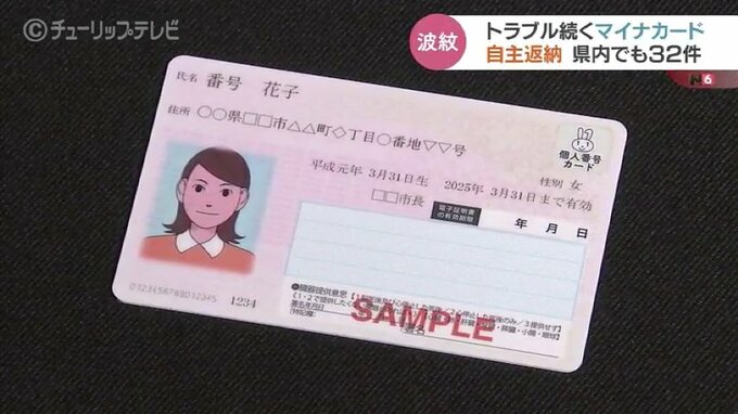トラブル続くマイナンバーカード　富山県内でも自主返納32件と急増　|　富山のニュース｜天気・防災｜チューリップテレビ