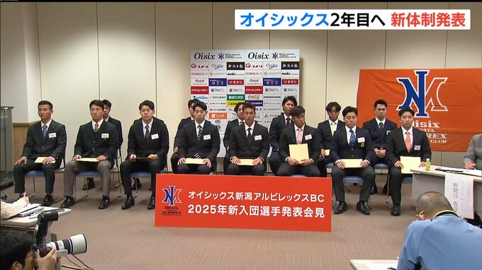 オイシックス新潟アルビBC「順位を上げる」2年目へ 新体制発表　|　新潟のニュース・天気｜BSN NEWS｜BSN新潟放送