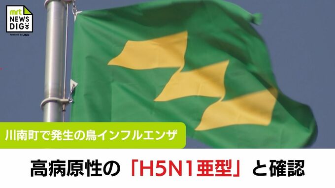 川南町の鳥インフルエンザ　高病原性の「H5N1亜型」と確認|TBS NEWS DIG