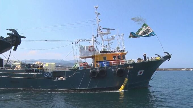 ノドグロ豊漁目指し　沖合底引き網漁船団出漁　猛暑とエチゼンクラゲが心配…　|　BSSニュース | BSS山陰放送