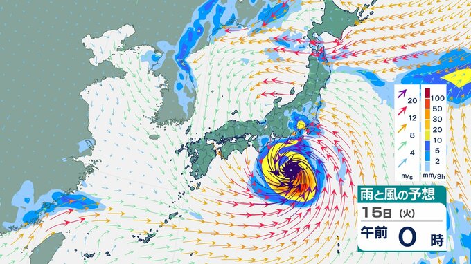 「台風7号」強い勢力へ発達しながら北上…その後、日本直撃か　14日頃に東海地方付近に上陸し、関東地方へかなり近づく進路予想も【8月15日にかけての雨風シミュレーション】　|　BSSニュース | BSS山陰放送