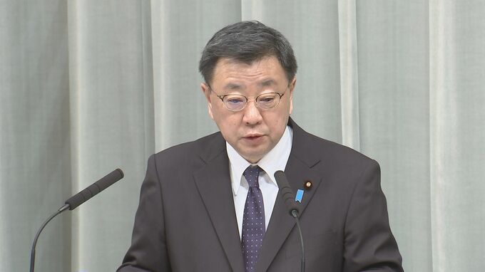 【速報】松野官房長官　総理や政務三役の給与増額分の自主返納を表明　給与アップ法案めぐり