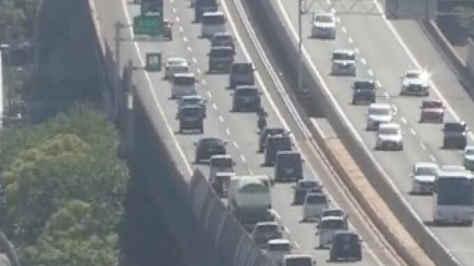 【更新】山陽道（下り）6台が絡む追突事故　付近は25キロ超える渋滞　上りでも別の追突事故で渋滞10キロ　広島|TBS NEWS DIG