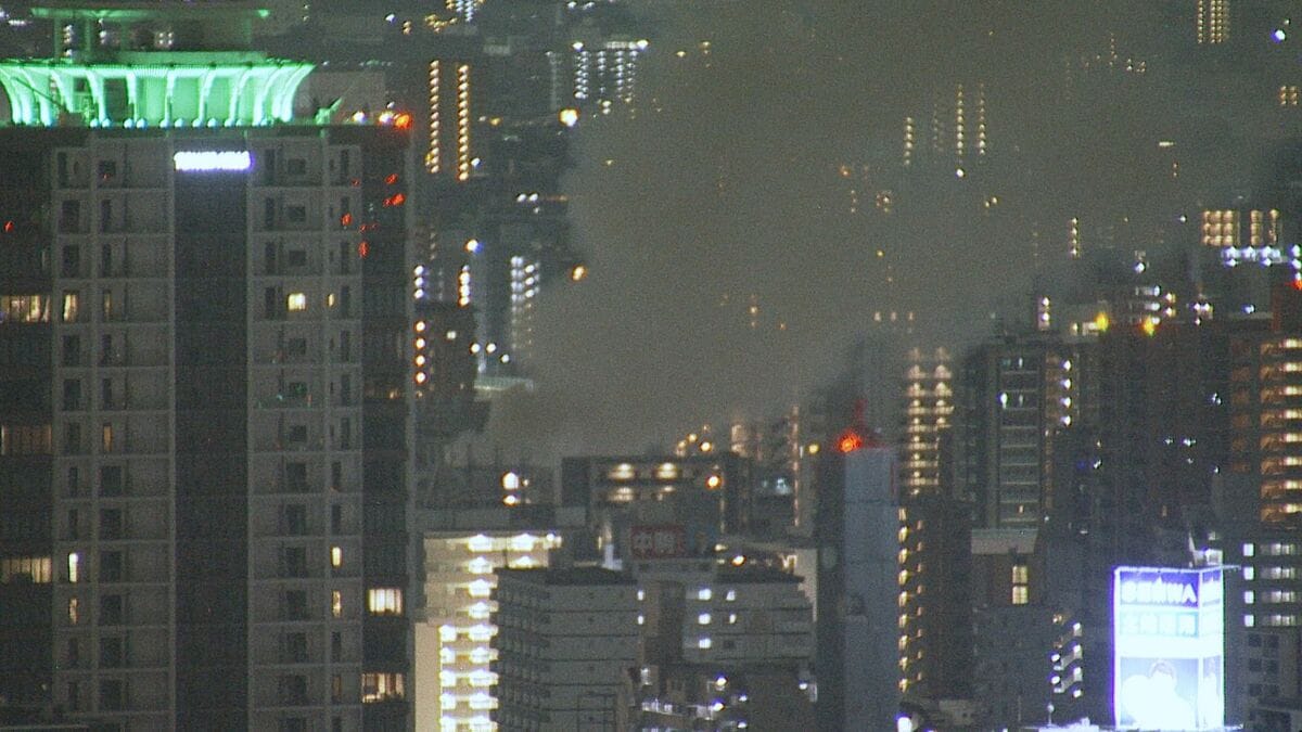 住宅街で火災　4人搬送、火元の70代女性1人が意識がない状態　名古屋・中区