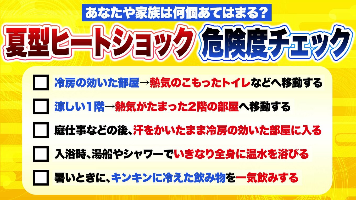 エアコンのフル稼働に危険な落とし穴？「キンキンに冷えたリビング」→「熱気こもるトイレ」急激な温度差が“夏型ヒートショック”の要因に 要注意な ...