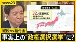 【選挙の日、そのまえに】「物価高」「子育て」？あなたは何を重視して投票？石破総理 与党で過半数超えの目標設定「これでもかなりキツい」総理が新興政党警戒のワケは？【news23】|TBS NEWS DIG