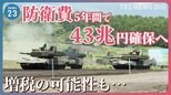 防衛費5年間で43兆円確保へ　増税の可能性も…国民の負担増は避けられない？|TBS NEWS DIG