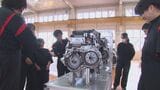 専門学校にハイブリット車の心臓部分を贈呈　学生「立派な技術者になれるよう」教材に興味津々　大分|TBS NEWS DIG