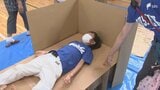 「一度体験していると自信を持って周りの人に言える」災害時のスムーズな避難所開設に向け地域住民による体験型の防災訓練=浜松市 | 静岡のニュース | SBSNEWS | 静岡放送