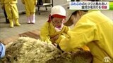 ふわふわのヒツジの毛刈りに園児が挑戦！「チョキチョキ楽しい」２・７㎏刈り取りました|TBS NEWS DIG