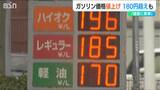 補助金縮小のガソリン価格 リッター180円超えも 新潟県内でも各地で影響が|TBS NEWS DIG