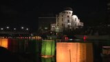 「世界に平和の思いを届けたい」原爆ドームそばの元安川で灯ろう流し|TBS NEWS DIG