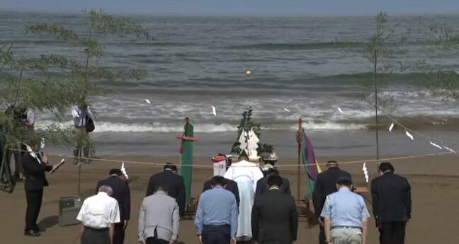 安全願い海水浴場で浜開き 2024年は浸食と地震の影響で来客数2万人減 石川・宝達志水町|TBS NEWS DIG