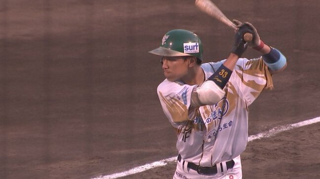 保科のタイムリーツーベースで先制　山梨ファイアーウィンズvs信濃、ホーム最終戦|TBS NEWS DIG